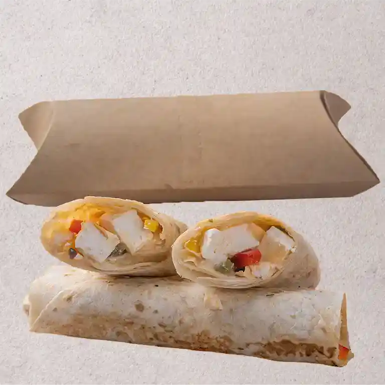 Clay Pot Cottage Cheese Tikka Wrap(V)