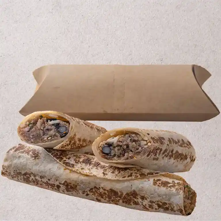 Mexican Burrito Wrap With Beans & Cheese(V)